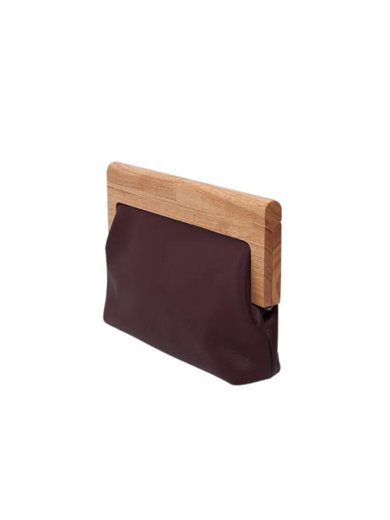 32X12cm Nature Color Wooden Purse Frame Bag Accessories Metal Plastic Bamboo Acrylic Purse Bag Frame Handle Strap China Factory