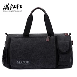 Men Canvas Messenger Bags High Quality Multifunction Shoulder Bags Vintage Crossbody Bag Men's Handbags Casual Travel Bolsa