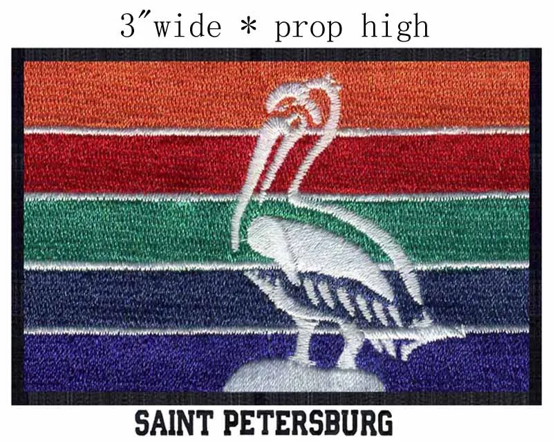 Saint Petersburg, Florida USA Flag 3