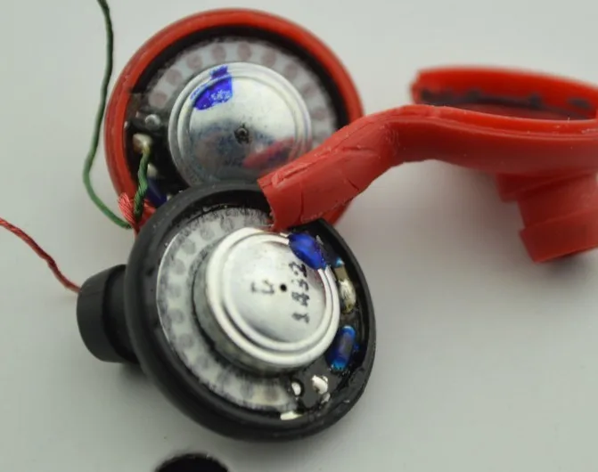 original Double moving coil unit 15mm speaker unit HIFI PB unit disassembled speaker 2pcs