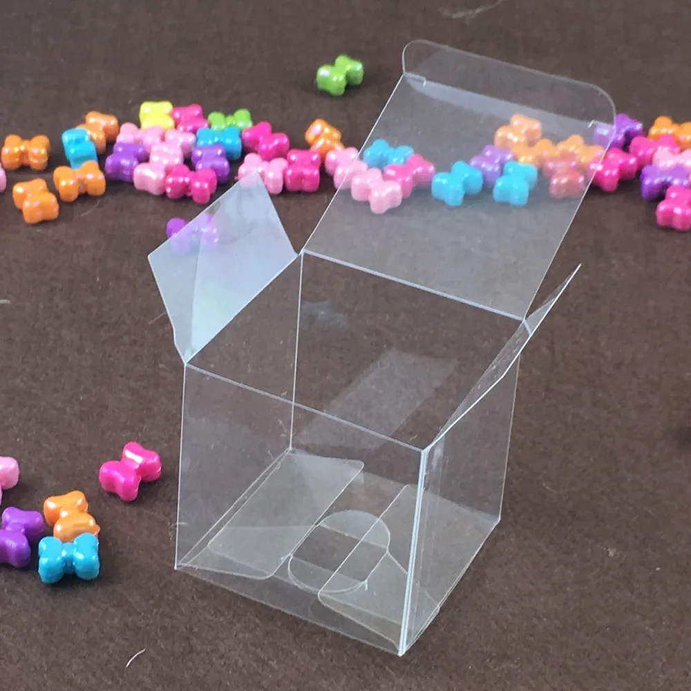 50pcs 11*11*11cm clear plastic pvc boxes packaging for giftcandycosmeticcakecrafts display package transparent Box