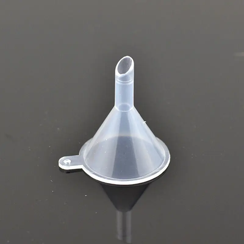 10pcs/lot Plastic Small Funnels For Perfume Liquid Essential Oil Filling Empty Bottle Packing Tool Small Funnel For School