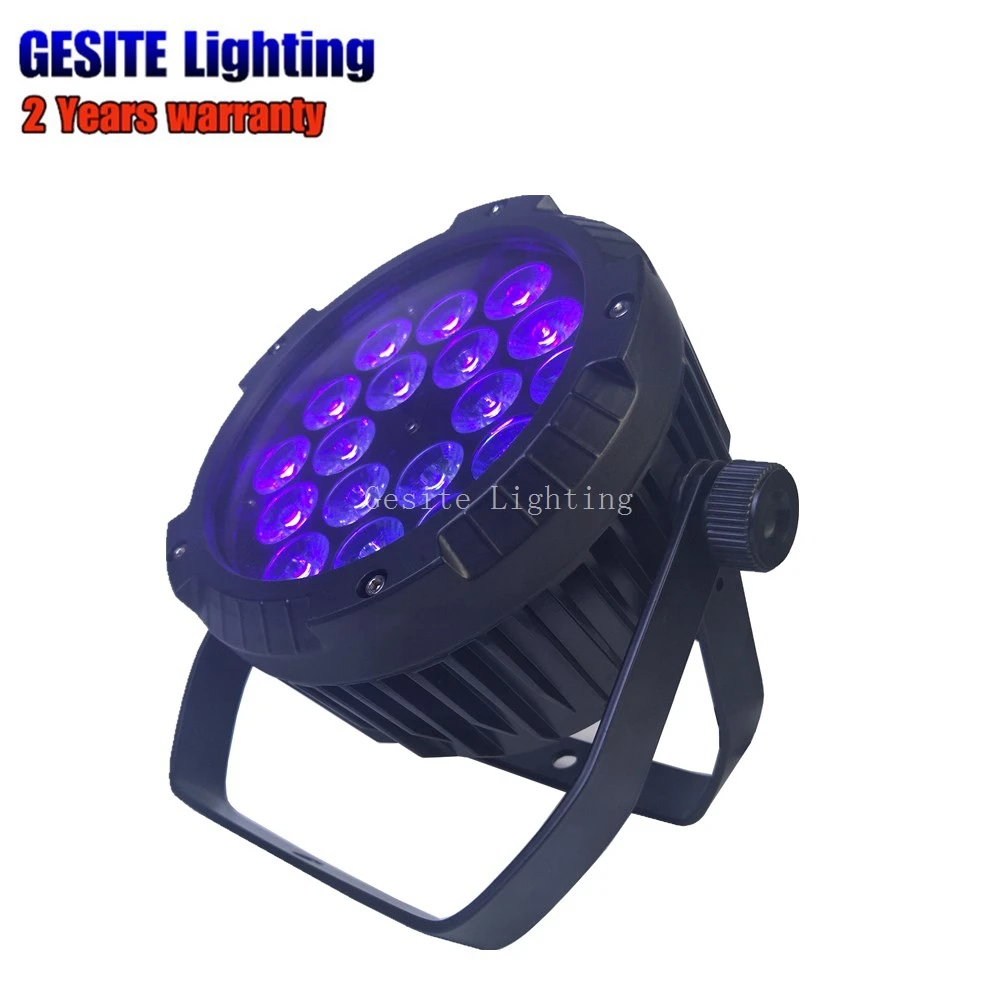 

Waterproof 18x18W RGBWA UV 6in1 IP65 Spotlight LED Par Lights DJ Night Lights