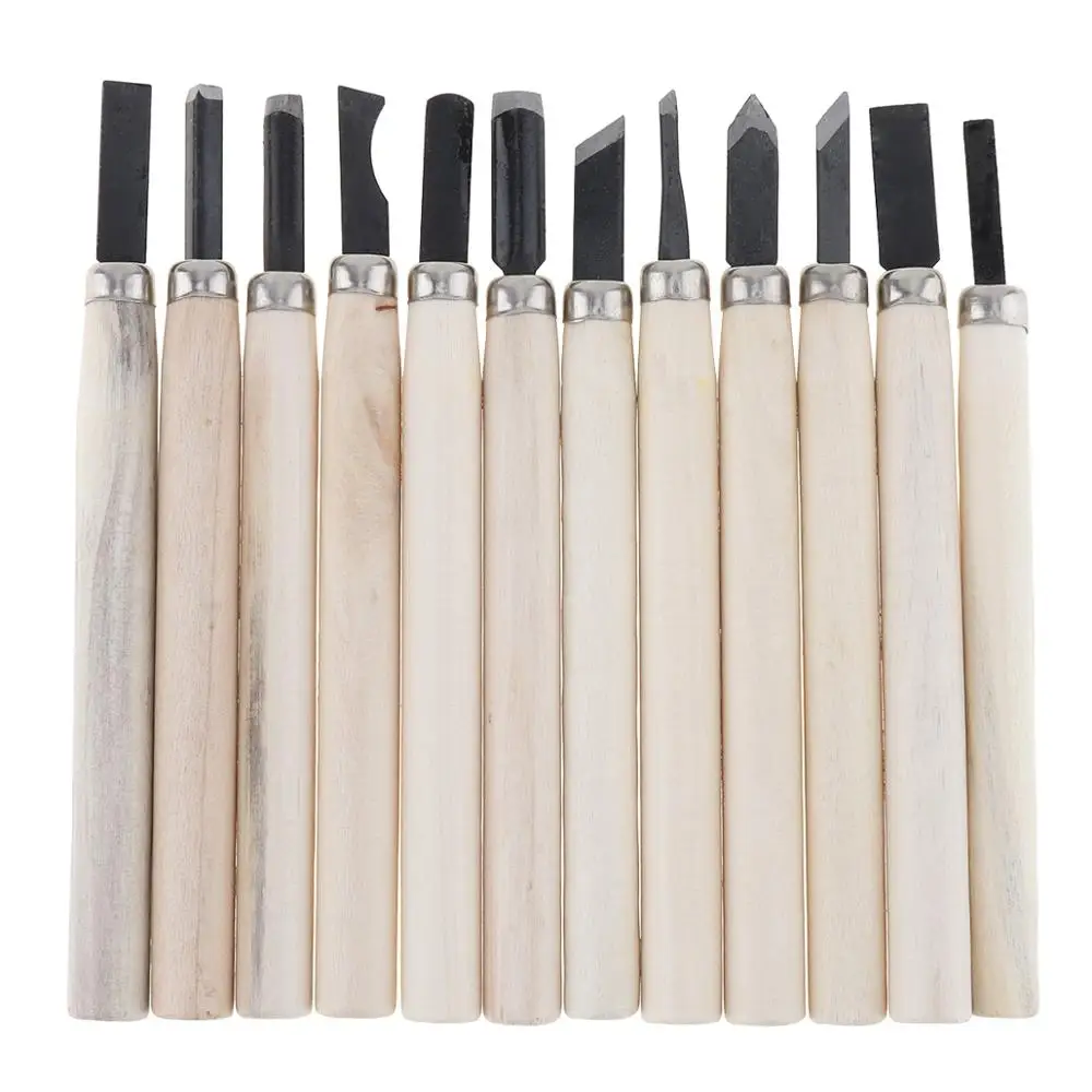 12pcs/set Professional Wood Carving Chisel Tool Set/ Woodworking Carving Tools /Woodcut Cutter Set