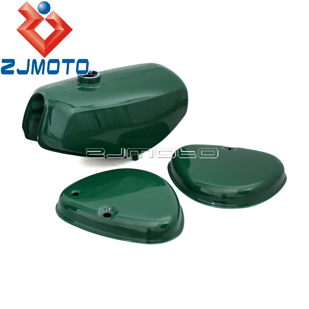 Motorrad Painted Set Tank + Seitenabdeckung Grun For Simson S51 S50 S70 Kraftstofftank Fuel Tank