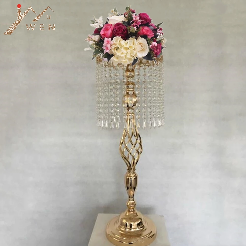 Golden Wedding/ Table Centerpiece 70 CM Tall 25 CM Diameter, Wedding/ Hotel/ Home Decor road leads