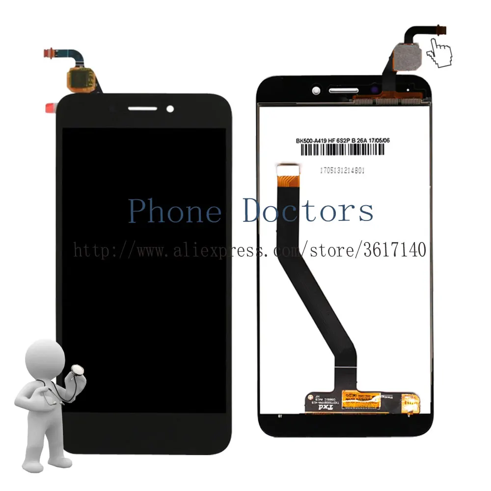 5.0\'\' Full LCD DIsplay + Touch Screen Digitizer Assembly + Frame Cover For Huawei Honor 6A DLI-L22 DLI-L01 DLI-TL20 DLI-AL10