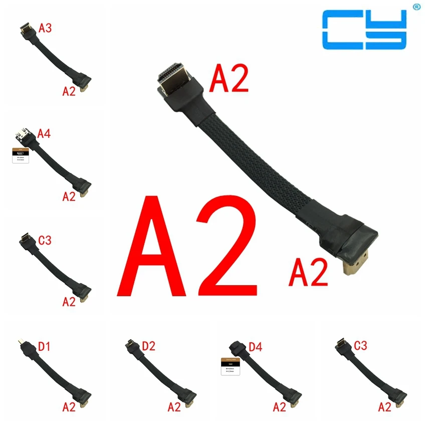 FPV 15cm 20cm 30cm 50cm  FPC Ribbon Flat HD-compatible Cable  for HD HDTV FPV Multicopter Aerial Photography