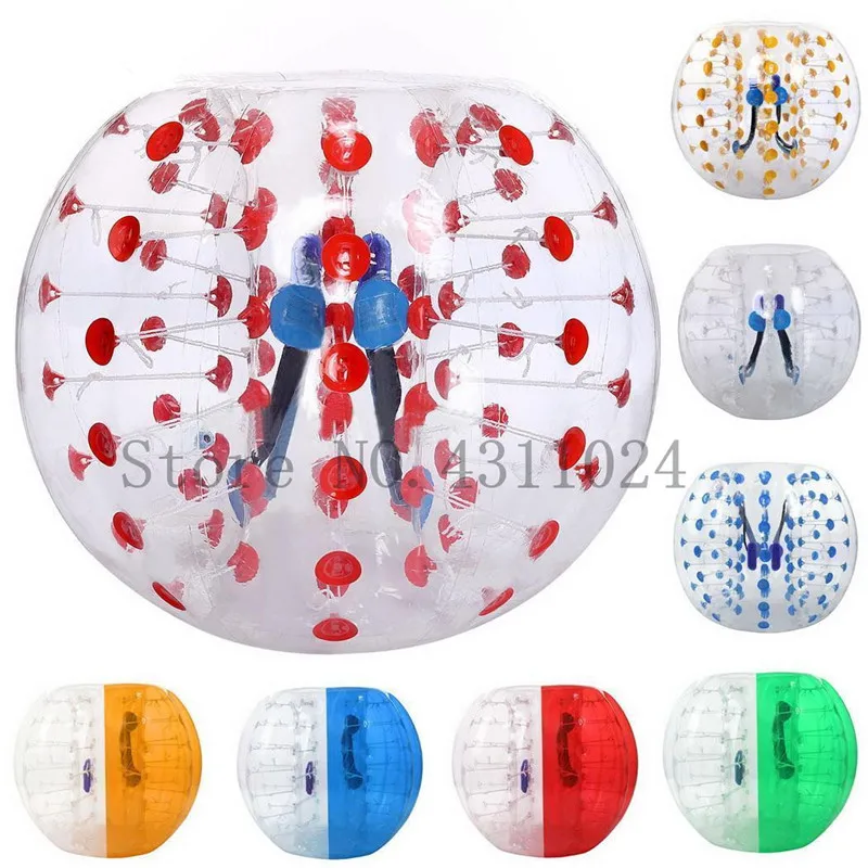 

Free Shipping TPU Material 1.5m Body Zorbing Ball Glowing Inflatable Bubble Football Soccer Bubble For Sale Bubble Soccer Ball