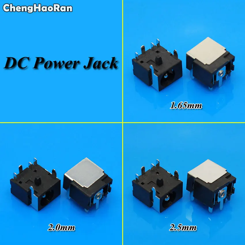 

ChengHaoRan 1PCS 1.65/2.0/2.5mm DC Power Jack Connector Port Plug For HP ZT1000 PJ003 PJ533 4220 4620 610 615 Laptop Notebook