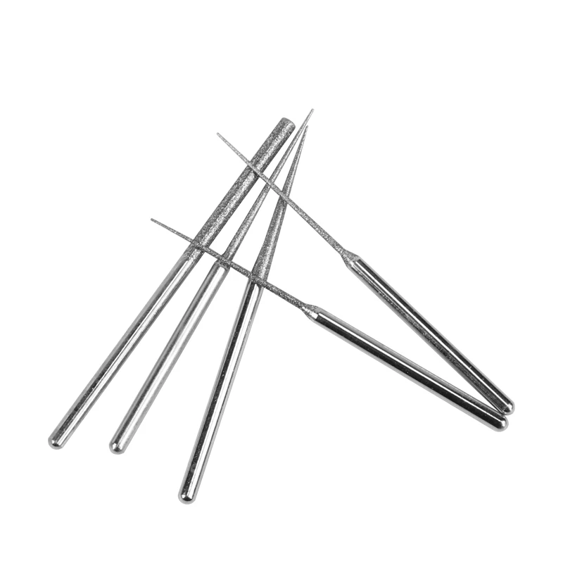 Mini Drill Diamond Grinding Head 3mm Shank Bur Bit Set Grinding Tool For Glass Ceramics Tile Metals Grind 5pcs image 4