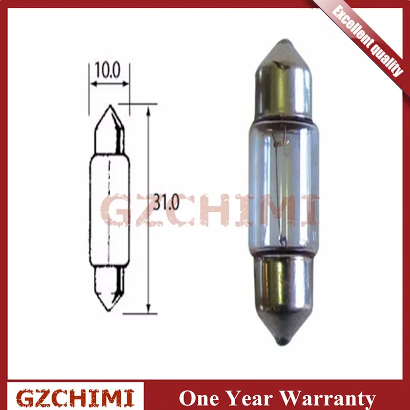 2pcs New 04110-SWA-305 Interior Dome Light / Map Light Bulb T10x31 8w 12v For Honda