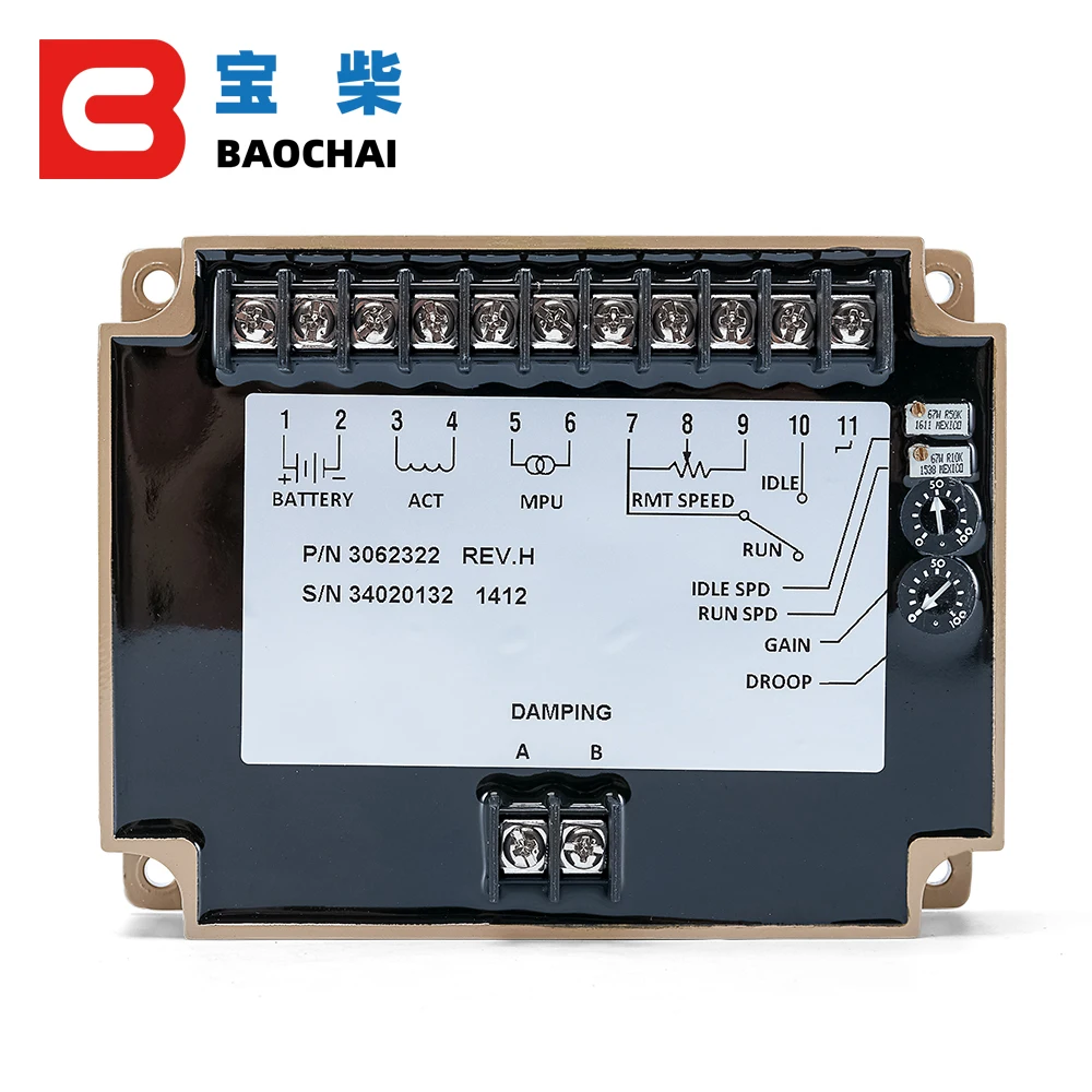 Generator Speed Controller 3062322 Speed Stabilizer Electric Govornor Diesel Engine Control Circuit Board Module Genset Part