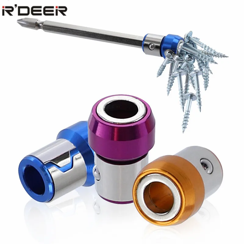 

Magnetic Screwdriver Ring for 1/4" 6.35mm Electric Screwdriver Bits Metal Magnet Driver Strong Magnetizer