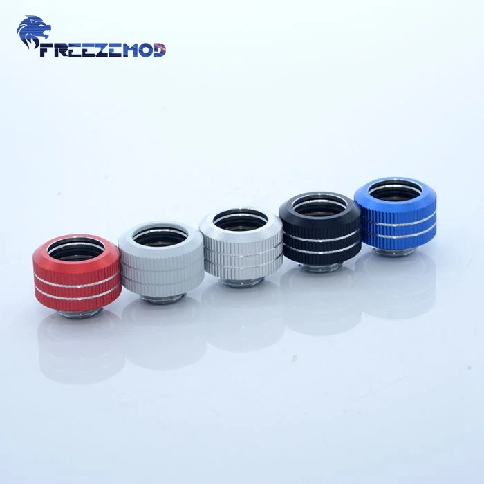 FREEZEMOD computer water cooling 14MM color hard tube fitting 3 sealing ring internal thread fixing G1/4 thread. BYGKN-C14