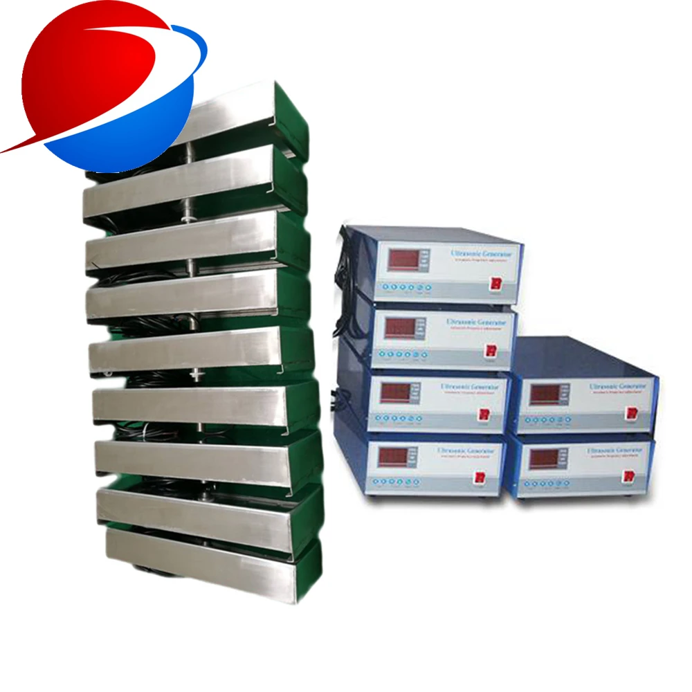 2000 w Siêu Âm Ngâm Bể đầu dò siêu âm Piezo Đầu Dò với máy phát điện Rung tấm trong rửa xe tăng