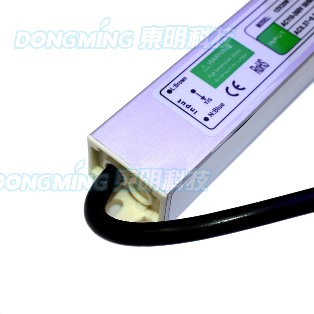 Nuovo arrivo piscina illuminazione ha condotto il trasformatore DC12V 1.66A 20 W IP67 impermeabile led driver power supply converter