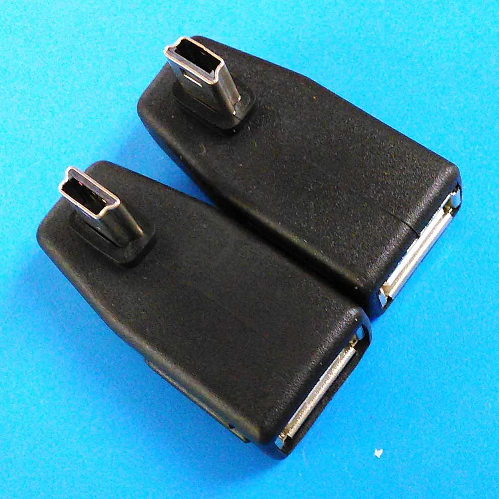 L자형 미니 USB 어댑터, USB 2.0-미니 USB, 젠더 체인저, 90 도