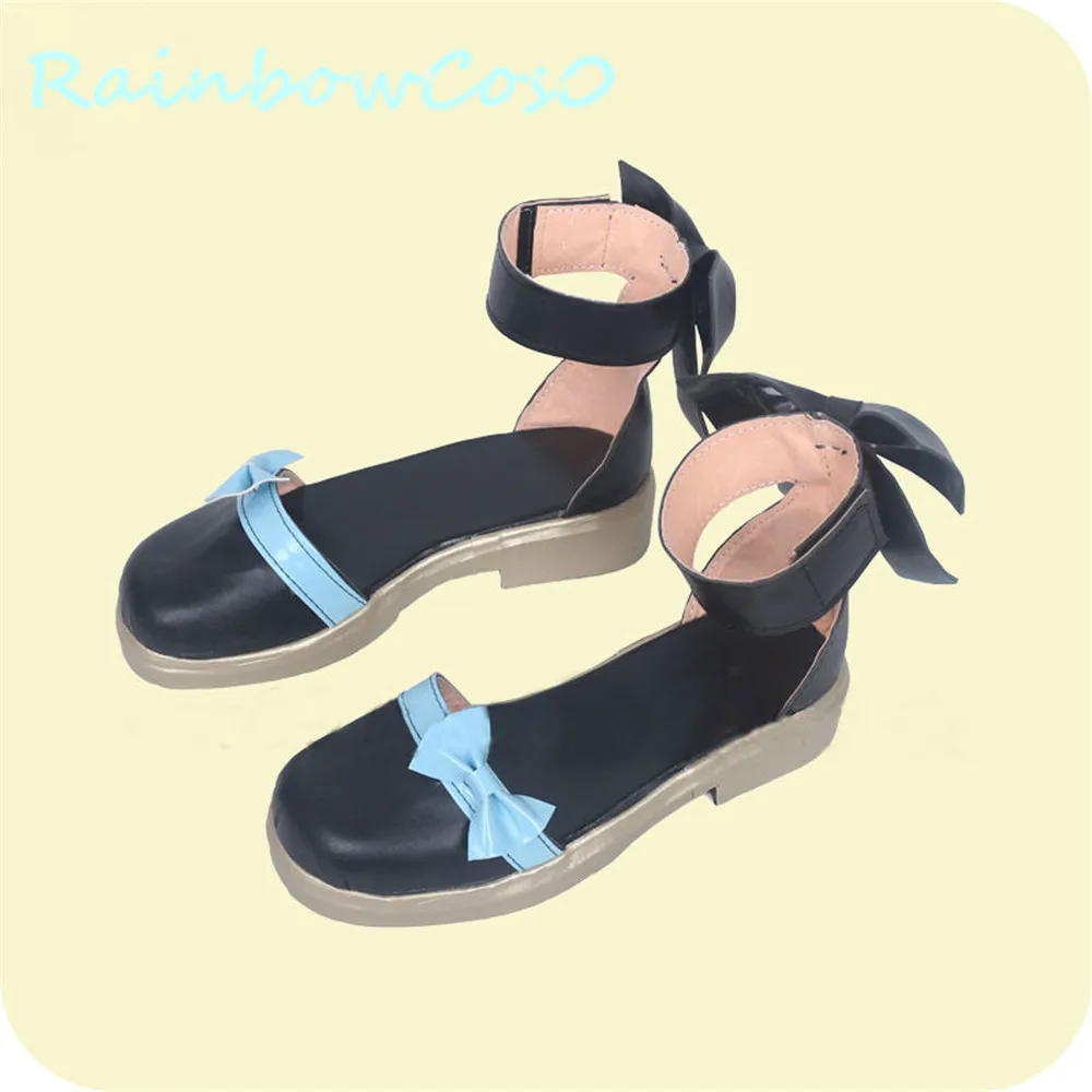 Black Butler Book of the Atlantic Elizabeth Ethel Cordelia Midford Cosplay Shoes Boots Game Halloween W257 RainbowCos0