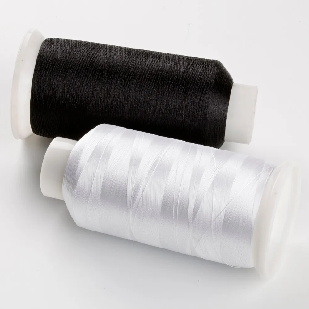 60WT bobbin fill thread with 10000m embroidery bottom thread white color black color bobbin thread for sewing/embroidery machine