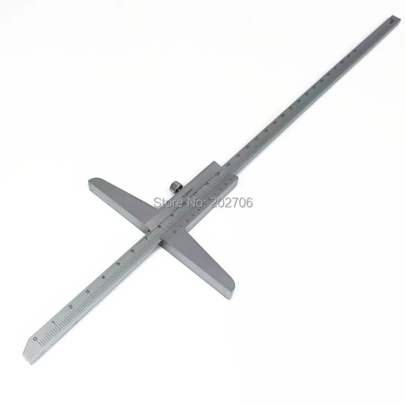 150mm 200mm 300mm Depth Vernier Calipers Stainless Steel Vernier Caliper Gauge Micrometer Angular Dial Tool Ruler Gauge