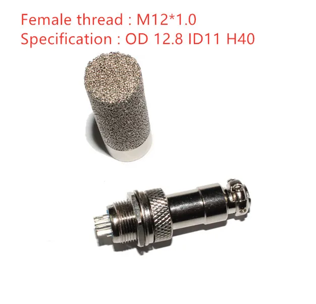 Temperature and humidity Sensor Housing Protecting Cover Jacket SHT10 SHT11 Soil SHT20 Sinter M12*1.0 4 pin SHT10 Sensor Cover