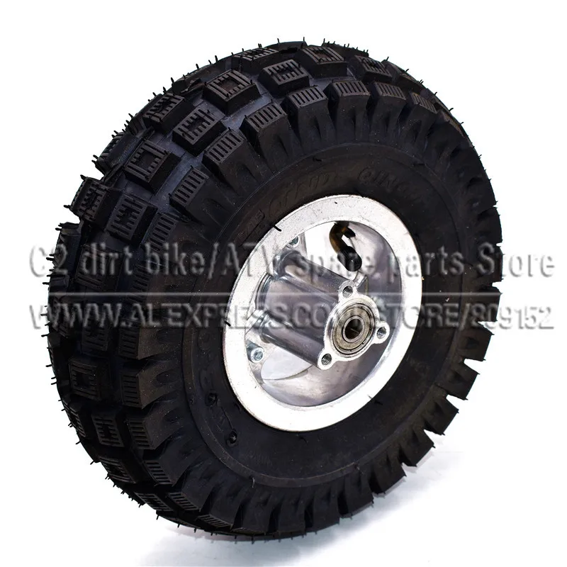 3.00-4 Electric Scooter  Rear Wheel with tyre Alloy Rim hub and inner tube wheels Gas scooter bike motorcycle