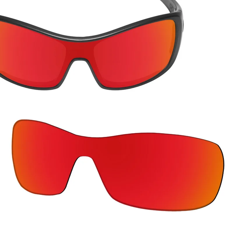 

SmartVLT Replacement Lenses Polarized for Oakley Antix Sunglasses - Orange Red