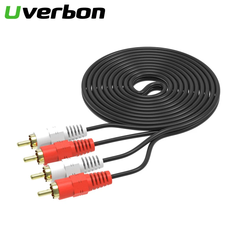 HIFI Stereo Pair RCA Cable High-performance Premium hi-fi Audio 2rca a 2rca Interconnect Cable Double RCA maschio a maschio Wire