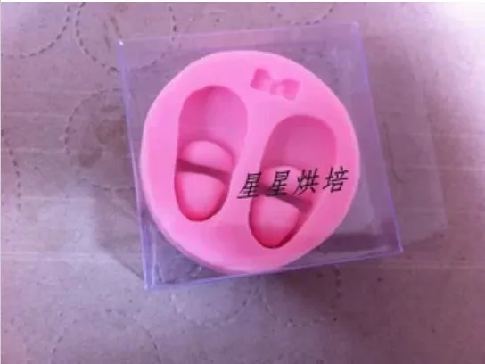 New Arrive Shoe Shape Silicone Mold Soap Mold Sugar craft Cake Decoration Fondant