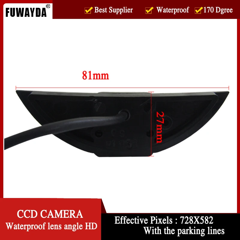 FUWAYDA CAR Front view camera + monitor for Nissan X-Trail Tiida Qashqai Livina fairlady Pulsar Cube Armada Frontier Murano HD