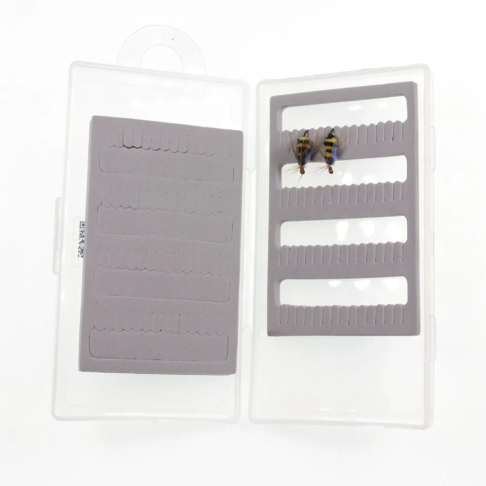 Wifreo 5PCS Fishing Fly Holding Foam with Sticker Backing for Tackle Box Bag Lure Box Fly Case DIY