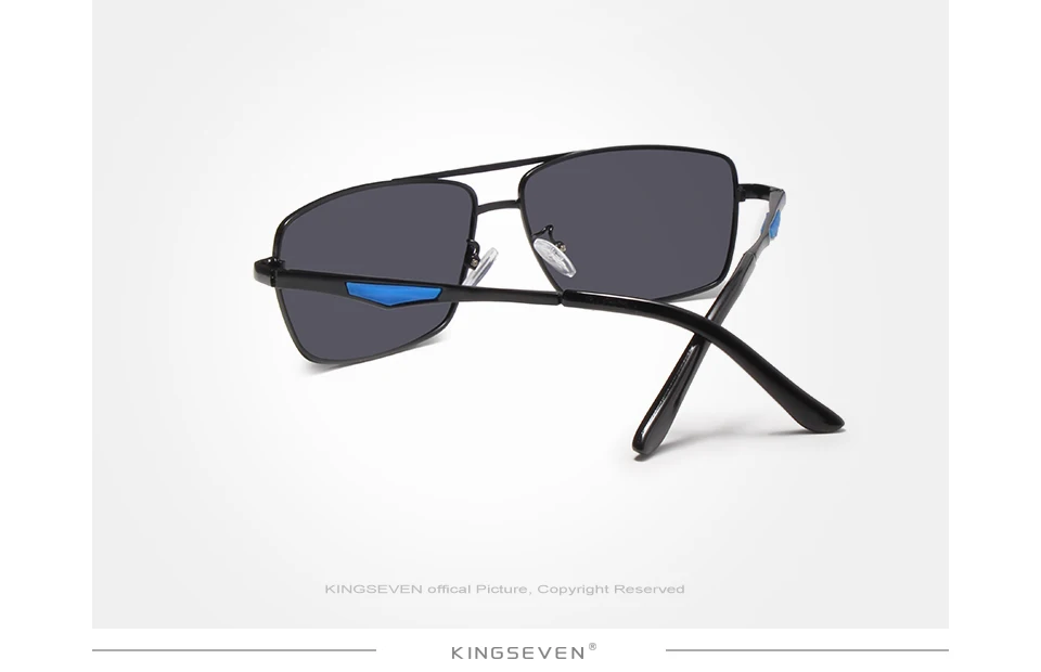 KINGSEVEN 2024 Marke Designer Polarisierte Sonnenbrille Für Fahren Männer Oculos Quadrat Sonnenbrille Für männer Mode Reise Brillen – Detail 5