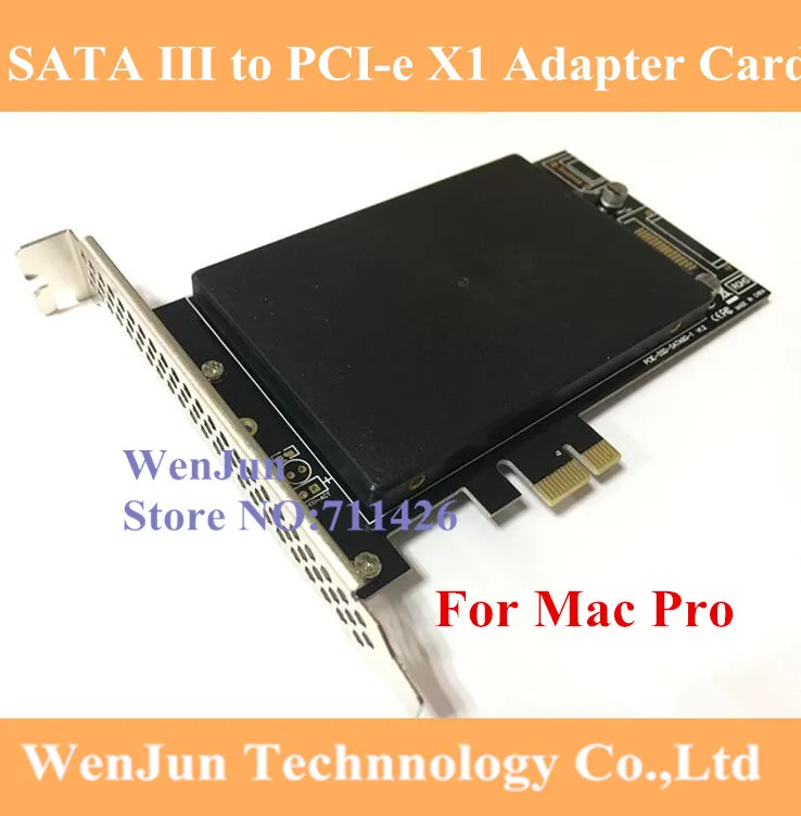 Bootable Super speed PCI Express SATA III SSD Adapter with SATA III port for Mac Pro 3.1-5.1 / OSX 10.8-10.14.5 and newly