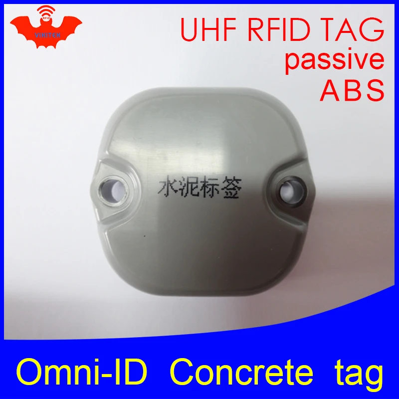 UHF RFID Concrete tag omni-ID metal 915mhz 868mhz Impinj Monza4QT EPCC1G2 6C durable ABS smart card passive RFID beton tags