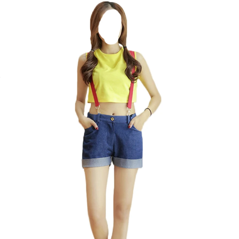 Misty Cosplay Kostuum Top + Broek 11