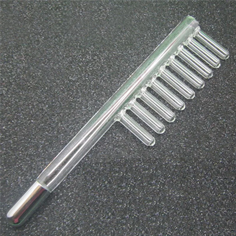 1 Pcs Comb Dar\'sonval High Frequency Electrode Facial Spa Acne Skin Care 1 Pcs Wand Face care Replacement