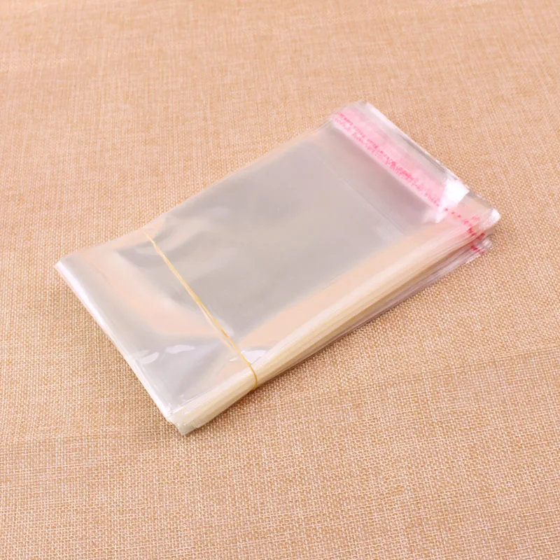 

Hotsale 600pcs Clear Self Adhesive Seal Plastic Bags 8x12cm Boutqiue Gift Jewelry Packaging OPP Bags Favor Plastic Poly Bags