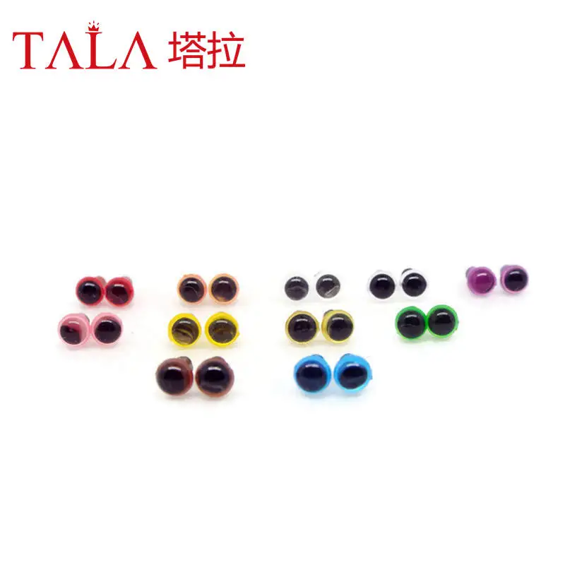 5mm safety animal colorful eyes DIY Doll Making Supply 11 colors can be chosen 100pcs/lot