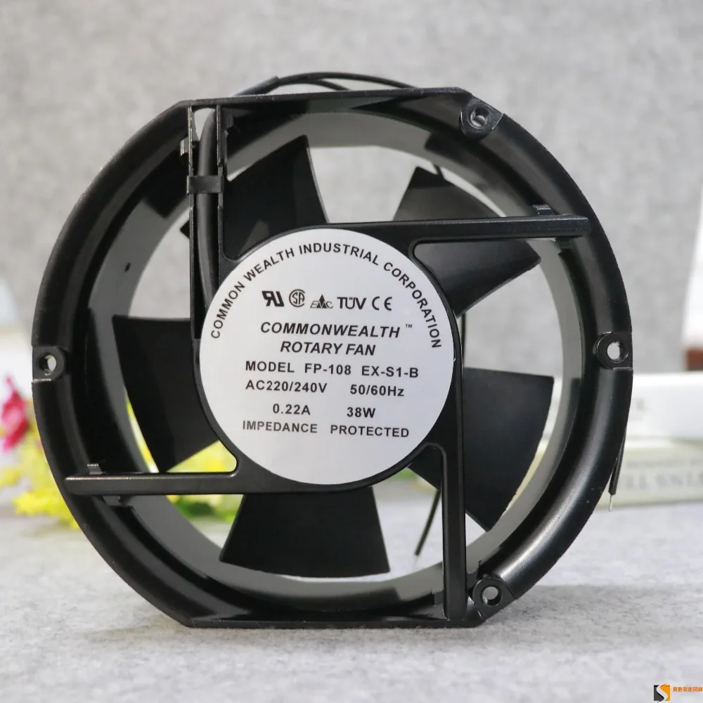 AVC Free Delivery.EX-S1-B FP-108 17250 ball bearing fan 220V 17cm fan