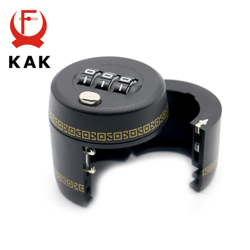KAK Plastic Bottle Password Lock Combination Lock Wine Stopper Vacuum Plug Device Preservation For Furniture Lock Hardware