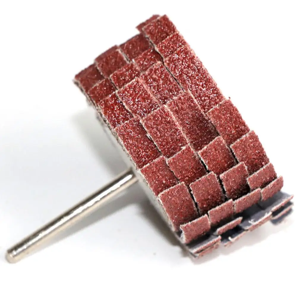 Broca lixadeira de papel para dremel, 2 peças 80-600 lixas de roda 3mm, haste de lixar, areia de moagem, roda de obturador de papel para ferramenta rotativa, acessórios