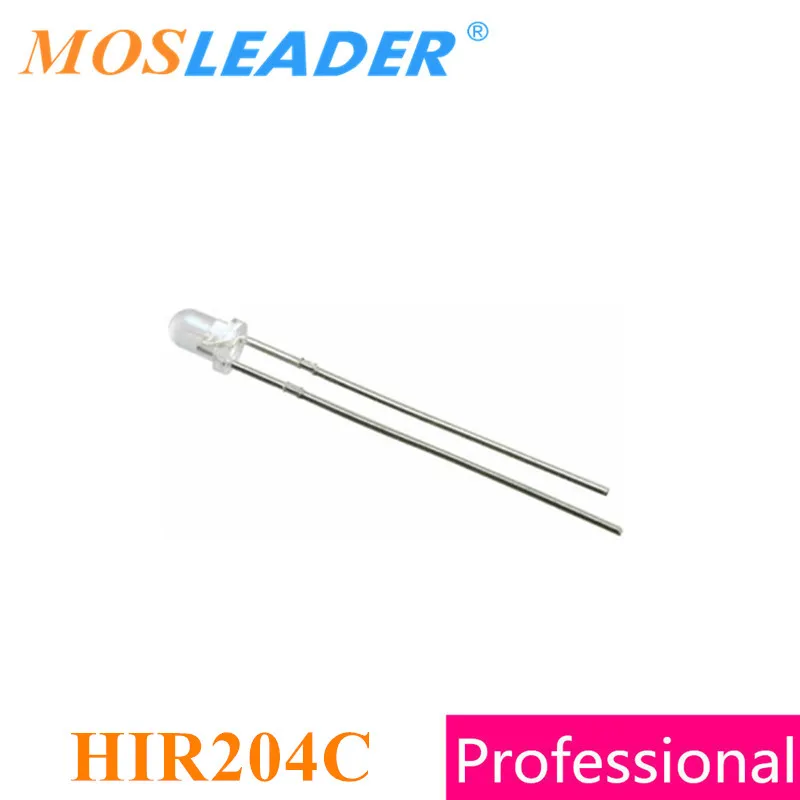 

Mosleader HIR204C 1000 шт. HIR204C/HO HIR204C/H0 HIR204 3 мм Инфракрасный светодиодный прозрачная вода