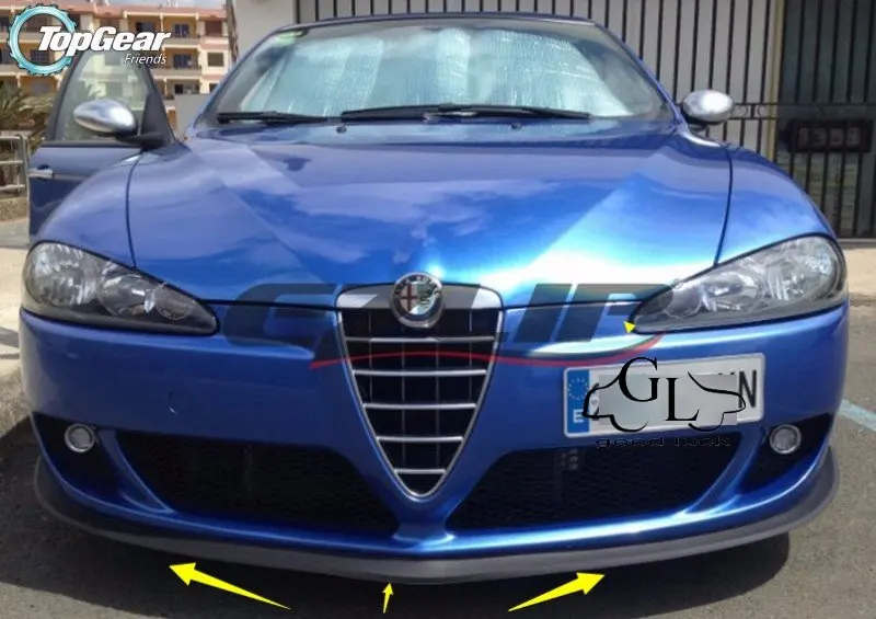 Bumper Lip Deflector Lips For Alfa Romeo Giulietta 940 AR Front Spoiler Skirt For TOPGEAR Friends Car Tuning / Body Kit / Strip