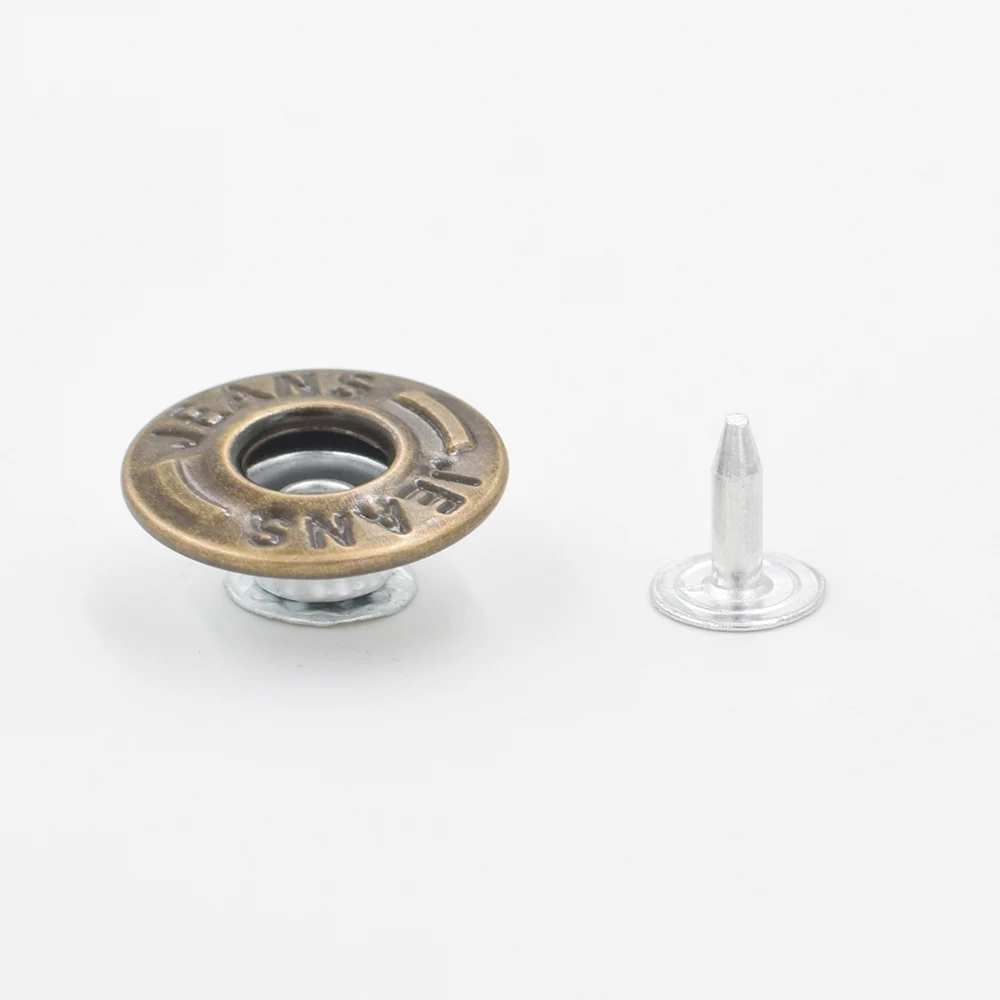 50 Sets 17 MM Jeans Rivets Free Of Charge Installation Tools Pants Buttons Metal Clasp Buckle