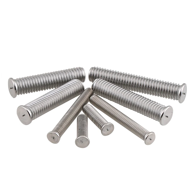 

50PCS M3 M4 M5 M6 M8 304 Stainless Steel A2 Projection Weld Studs Spot Welding Nails Column Screw