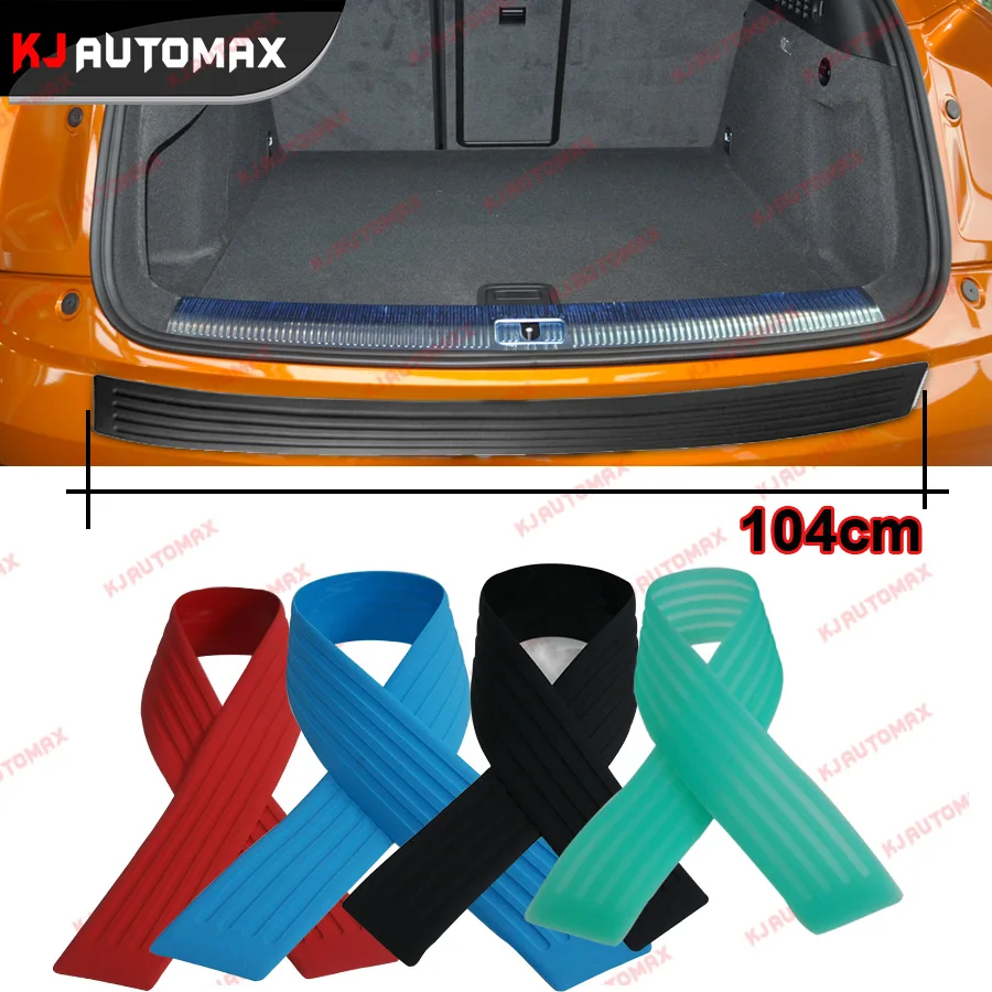 104cm PVC Car Styling Rubber Rear Guard Bumper Protector Trim Cover Protection for ford edge  2018 honda accord accessories