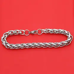 316L Stainless Steel Bracelet 3mm 4mm 5mm 6mm 7mm Lanterns Necklace Bracelet For Women Men Girl Boy