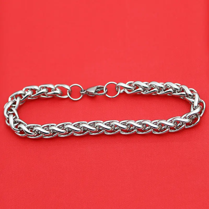 316L Stainless Steel Bracelet 3mm 4mm 5mm 6mm 7mm Lanterns Necklace Bracelet For Women Men Girl Boy