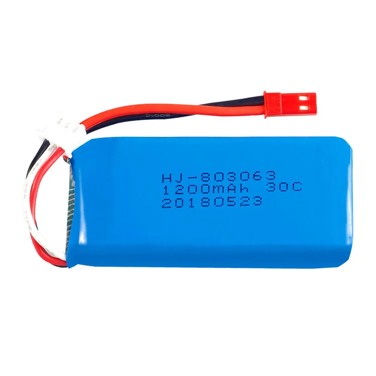 7.4V 1200mAh 30C Lipo Battery For YiZhan Tarantula X6 MJX X101 X102h X1Brushless H16 WLtoys V666 V262 V353 V333 V323